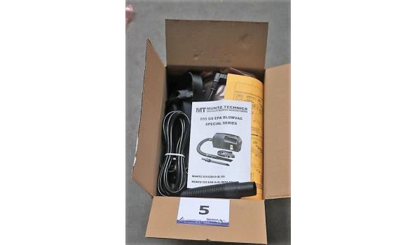 nieuwe handheld vacuumcleaner MUNTZ TECHNICS, 555 GS EPA BLOWVAC